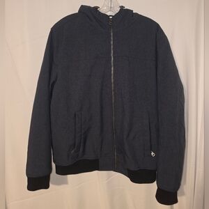 Levi's Men's Navy Blue Hooded Zip Jacket